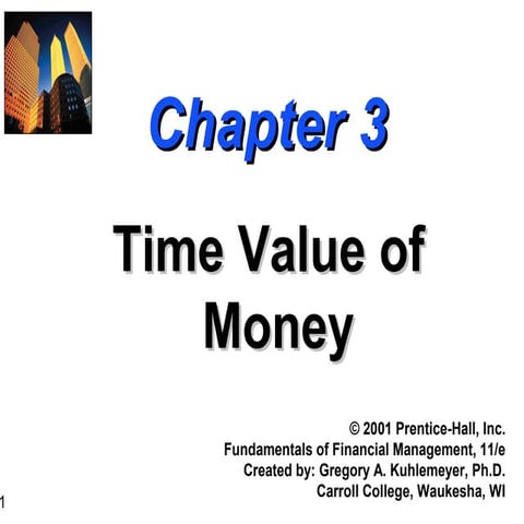 Chapter 3 - Time Value of Money
