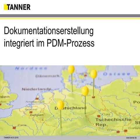 Dokumentationserstellung integriert im PDM-Prozess