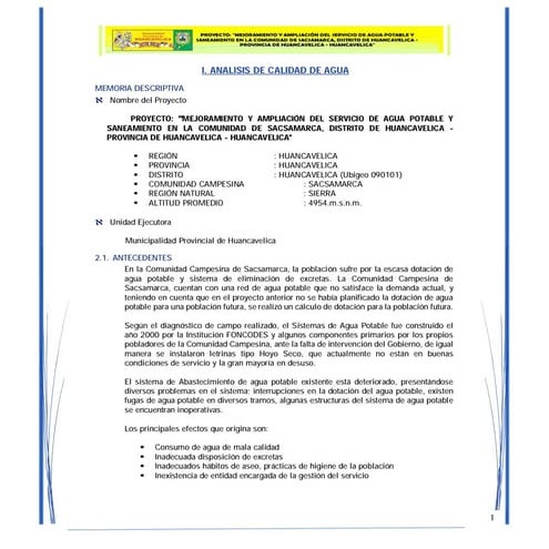 03.  analisis de calidad de agua