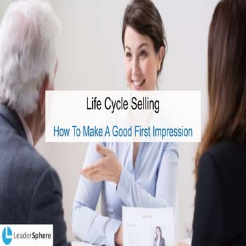 Make A Good First Impression