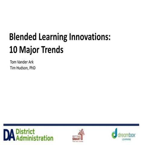 Blended Learning Best Practices for Empowering Students and Educators