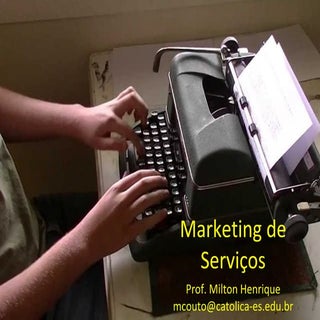 Marketing de Serviços
