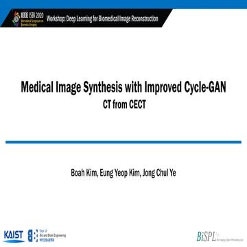 Medical Image Synthesis with Improved Cycle-GAN: CT from CECT 