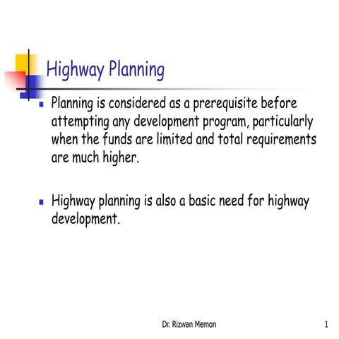 03. Highway Planning and highway components.pptx