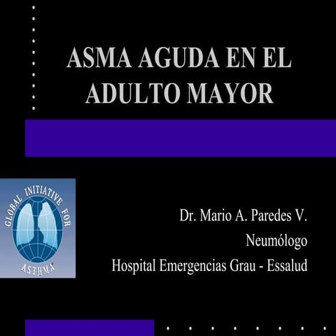 ASMA AGUDA EN EL ADULTO MAYOR