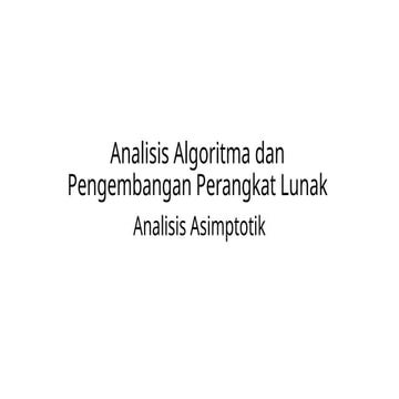 Comprehensive Analysis of Algorithm Efficiency and Software Development ...