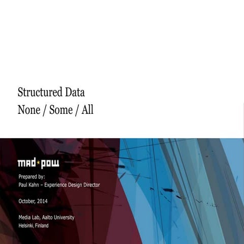 Structured Data 