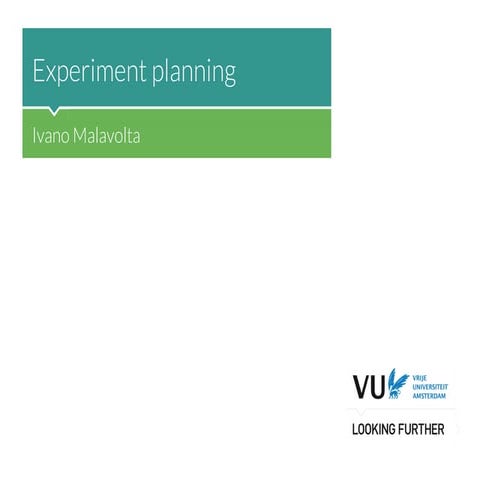 [03-A] Experiment planning