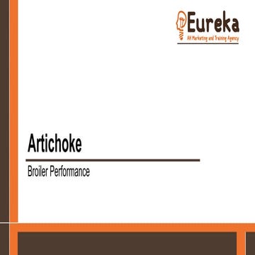 Atrichoke and broiler performance