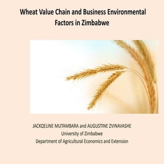 Wheat Value Chain and Business Envi...