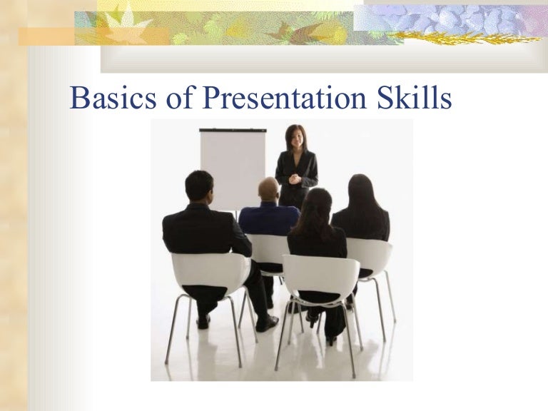 03 basics of presentation skills