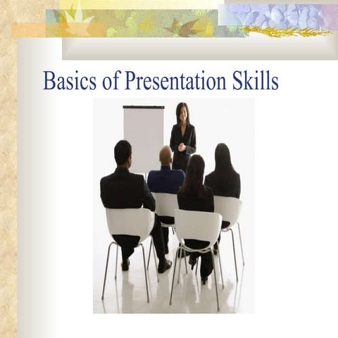 03 basics of presentation skills