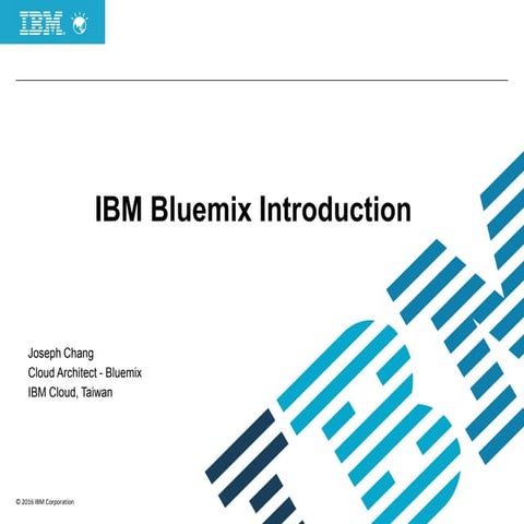 Bluemix-introduction