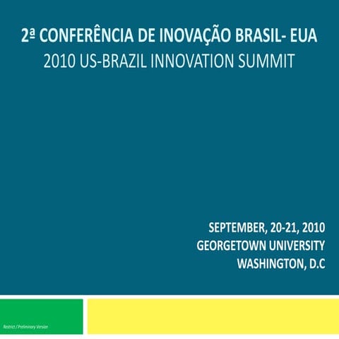 BR-US Innovation Summit