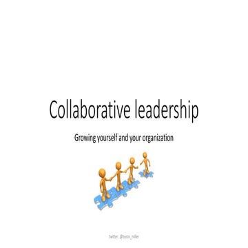 DevOpsDays Austin 2014 - collaborative leadership lightning talk