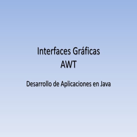 03   interfaces gráficas awt