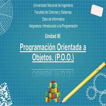 Introducción a la progrogramación orientada a objetos