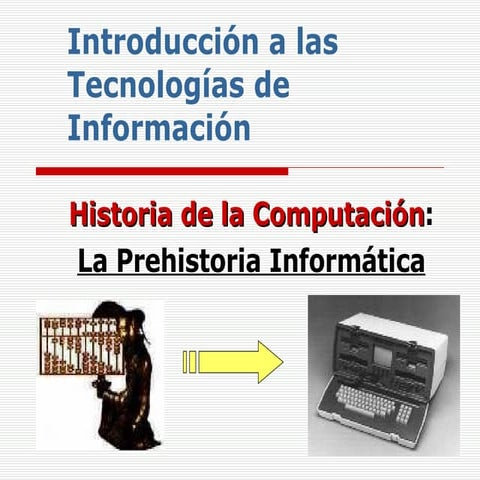 The Evolution of Computers: From Abacus to Artificial Intelligence | PPTX