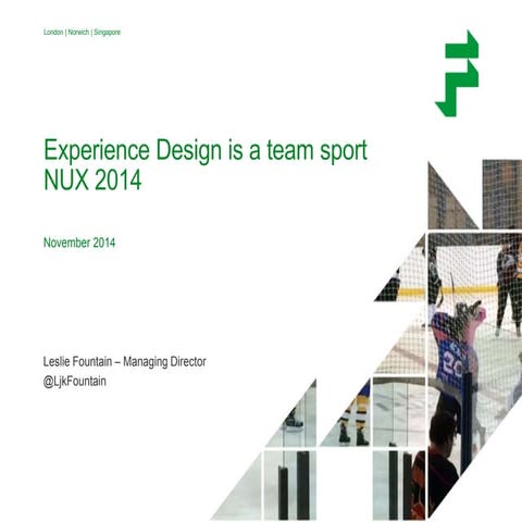 Experience Design is a team sport