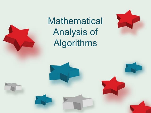 03 mathematical anaylsis