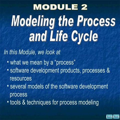 03 Modeling Process and Life Cycle