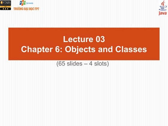Classes & object | PPT