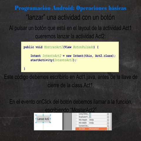 Programación Android | 02. Operaciones básicas con Android | ODP