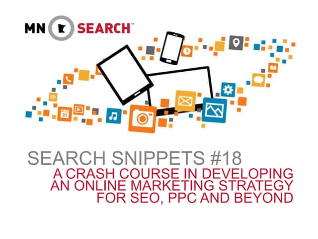 A Crash Course In Developing An Online Marketing Strategy For SEO
