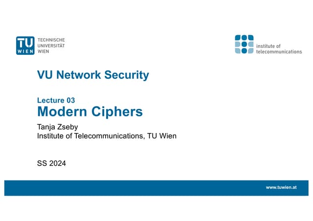 03-VU-NetSec-Modern-Ciphers all important questions and answers