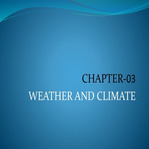  weather and climate