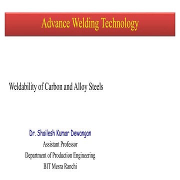 Welability of Carbon and alloy steel -2.pptx