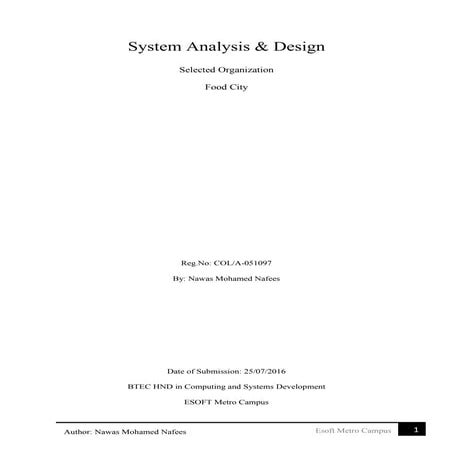 SAD Final Assignment