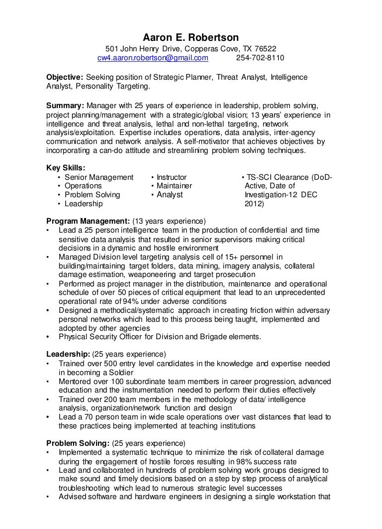 Targeting your resume