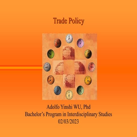 Class Free Trade Policy presented by case study