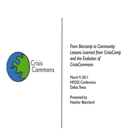 Humanitarian Open Source Software Conference