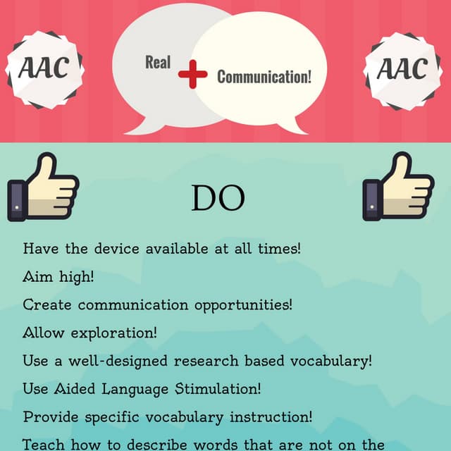 REAL Communication with AAC