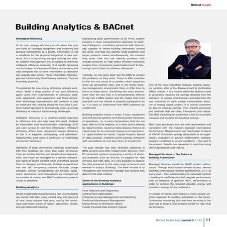 BACnet & Building Analytics