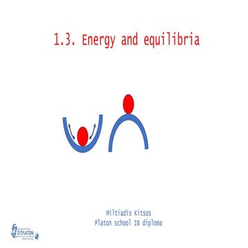 1.3. Energy and equilibria 