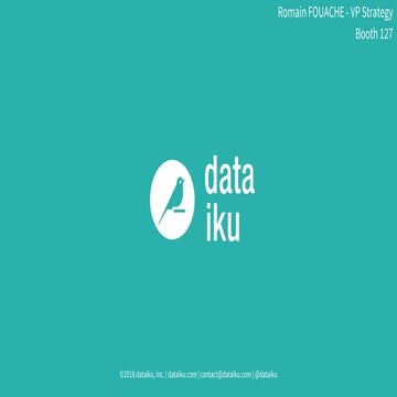 Big Data LDN 2018: THE PATH TO ENTERPRISE AI: TALES FROM THE FIELD