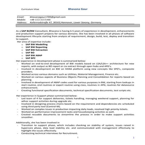 Resume_Bhavana_Gaur_SAPBW