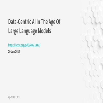 社内勉強会資料_Data-Centric AI in The Age of Large Language Models