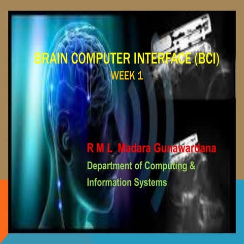 Brain computer interface | PPTX
