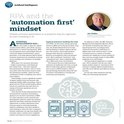 RPA and the Automation First mindset