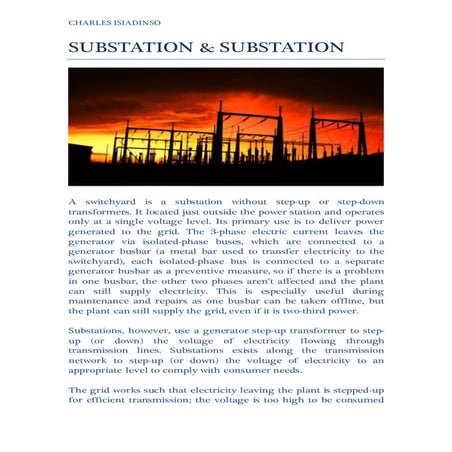 5. Switchyard & Substation