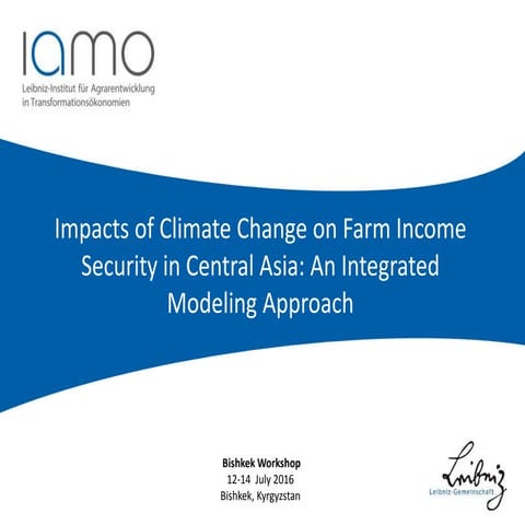 Agricultural transformation and food security under climate change in ...