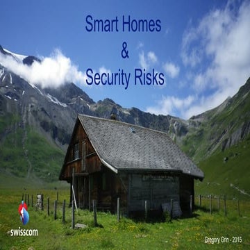 Swisscom: Smart Homes & Security Risks