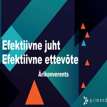 Ärikonverents - Analüütika infoväljas 