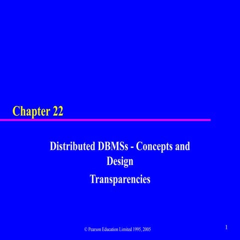 Distributed Database System | PPT