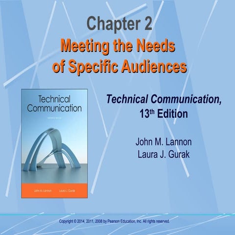 Chapter 2: Meeting the Needs of Specific Audiences