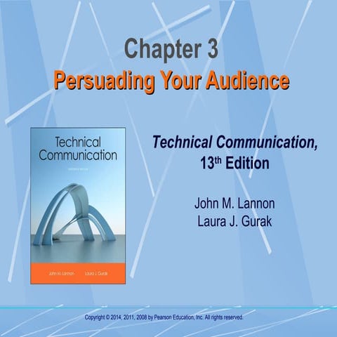 Chapter 3:  Persuading Your Audience